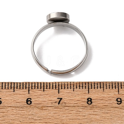 304 Stainless Steel Adjustable Ring Components X-STAS-B098-02B-P-1