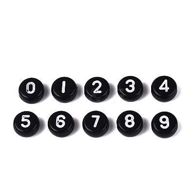 Opaque Acrylic Beads SACR-Q001-12C-1