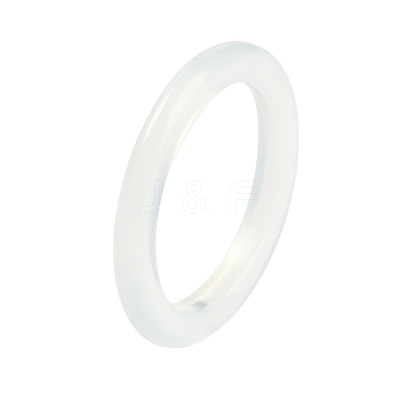 Dyed & Heated Natural Agate Finger Rings for Women RJEW-Z075-01G-1