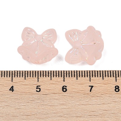 Frosted Transparent Acrylic Beads X1-OACR-P029-18B-02-1