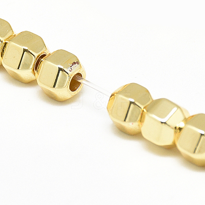 Electroplate Non-magnetic Synthetic Hematite Beads Strands X-G-Q465-34G-1