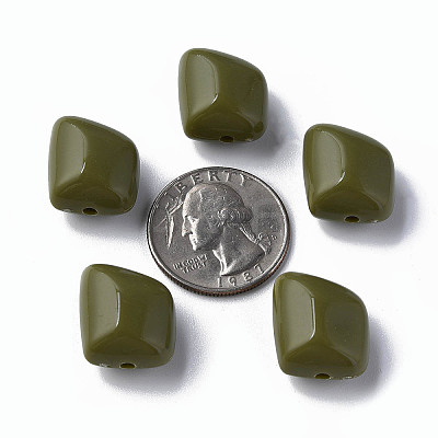 Opaque Acrylic Beads MACR-S373-15A-A11-1