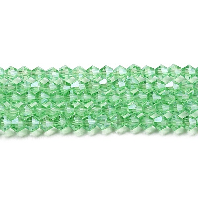 Transparent Electroplate Glass Beads Strands LS-EGLA-A039-T2mm-A24-1