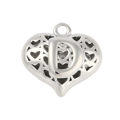 Hollow Brass Pendants for Valentine's Day KK-M289-03D-P-1