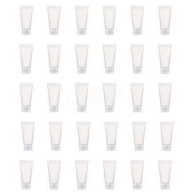 20ml PE Plastic Refillable Flip Top Cap Bottles X1-MRMJ-WH0037-02A-1
