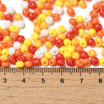 6/0 Opaque Baking Paint Glass Seed Beads X1-SEED-M012-02A-30-1