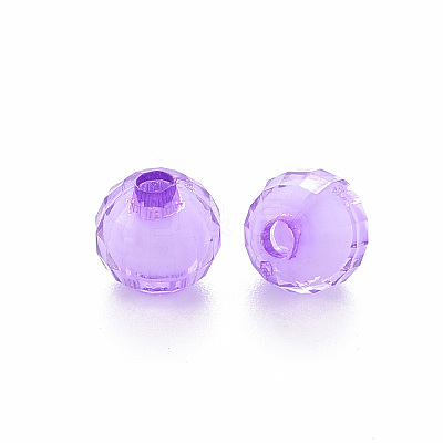 Transparent Acrylic Beads X-TACR-S152-21E-1