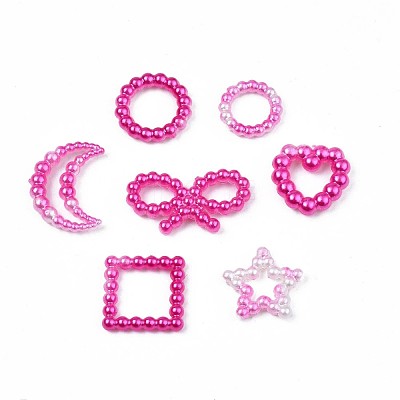 Spray Paint ABS Plastic Cabochons KY-S169-01D-1