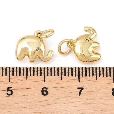 Brass Charms KK-G549-08G-1