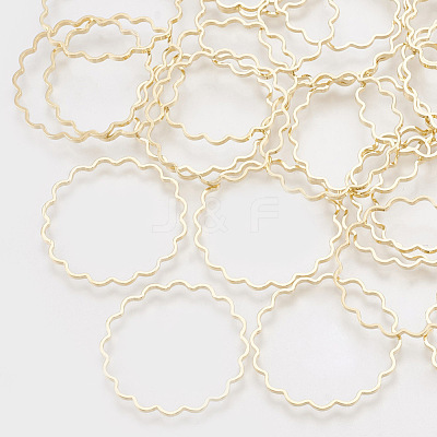 Brass Linking Rings KK-S348-092-1