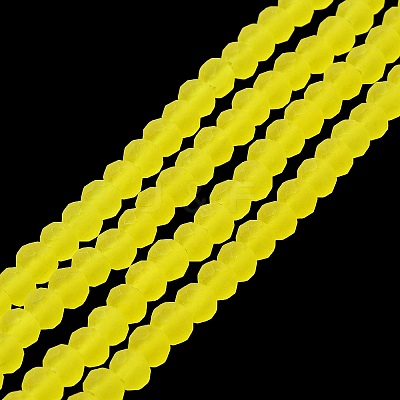 Transparent Glass Beads Strands EGLA-A034-T8mm-MD29-1