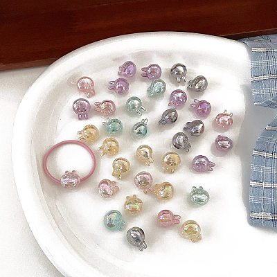 Opaque Crackle Acrylic Beads OACR-I015-25-1