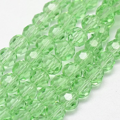 Glass Beads Strands EGLA-J042-8mm-01-1