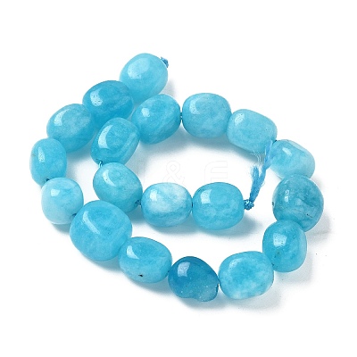 Dyed Natural Malaysia Jade Beads Strands G-P528-I14-01-1