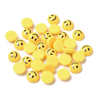 Opaque Resin Cabochons LS-CRES-P024-01-1