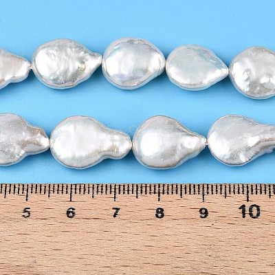 Natural Keshi Pearl Beads Strands PEAR-S018-08C-1