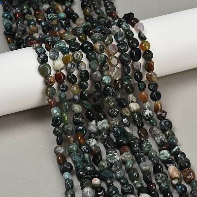 Natural Indian Agate Beads Strands G-Q060-D08-01-1