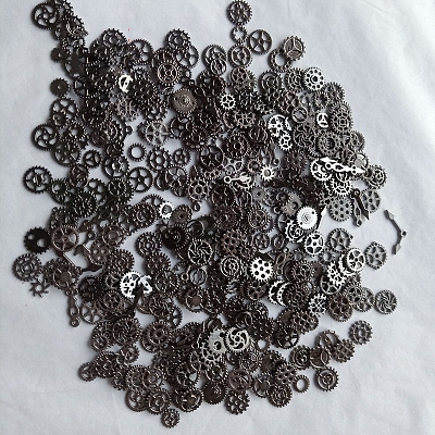 Zinc Alloy  Open Back Bezel Cabochons PALLOY-WH0072-82B-RS-1
