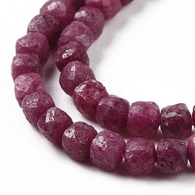 Natural Ruby Beads Strands G-P488-05-1