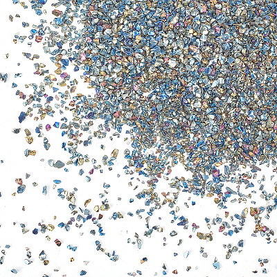 120G 2 Style Electroplate Glass Beads EGLA-DR0001-01-1