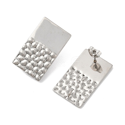 304 Stainless Steel Stud Earrings Findings EJEW-R151-01P-05-1
