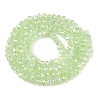 Electroplate Glass Beads Strands EGLA-A044-J2mm-B08-1