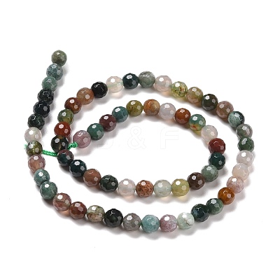 Natural Indian Agate Beads Strands G-E571-24A-1