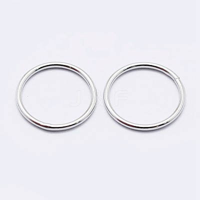 925 Sterling Silver Soldered Closed Jump Rings STER-F036-03P-1x9-1