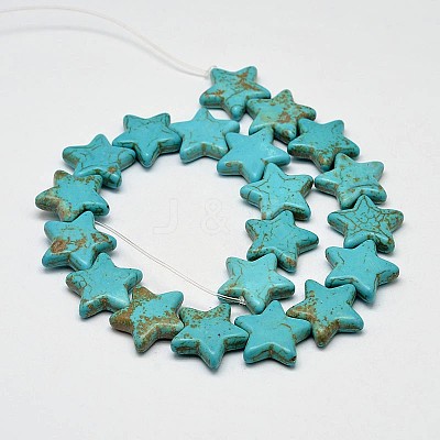 Dyed Synthetic Turquoise Bead Strands G-M144-M-D-1