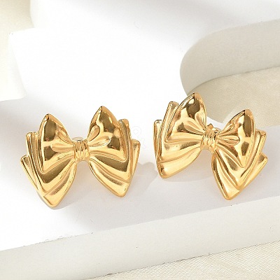 304 Stainless Steel Stud Earrings EJEW-B121-02G-02-1