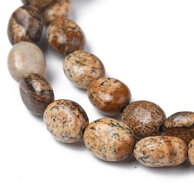 Natural Picture Jasper Beads Strands G-Z006-A02-1
