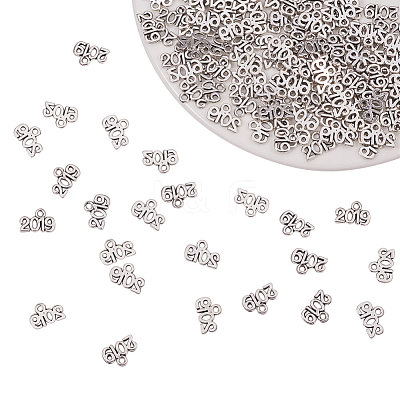 Tibetan Style Alloy Charms TIBE-PH0004-24AS-1