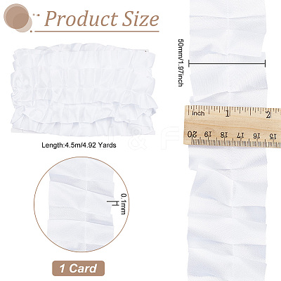 Ruffled Cloth Ribbon DIY-WH0410-37-1