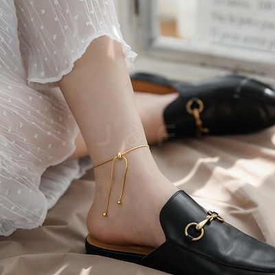 316L Surgical Stainless Steel Charm Anklets for Women FS-WG47470-39-1