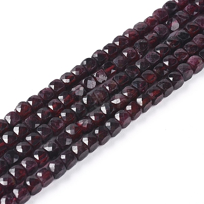 Natural Garnet Beads Strands G-L537-007-1