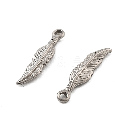 304 Stainless Steel Pendants STAS-E446-08P-1