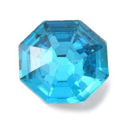 Faceted Glass Rhinestone Cabochons GGLA-C032-05A-1
