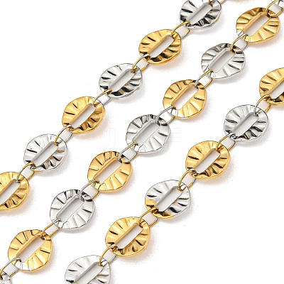 Ion Plating(IP) 304 Stainless Steel Flat Round Chains CHS-E031-03GP-1
