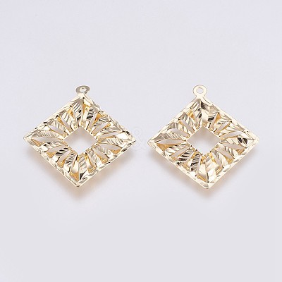 Brass Pendants KK-I622-04G-NF-1