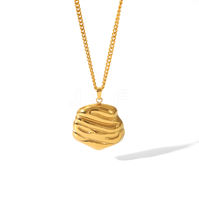 Autumn Winter High-End 304 Stainless Steel Pendant Necklace for Women MR8055-2-1