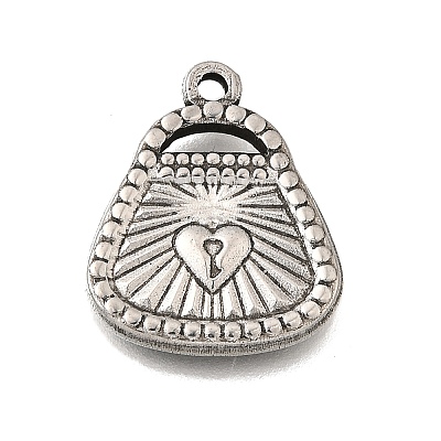 304 Stainless Steel Pendants STAS-H477-08P-1