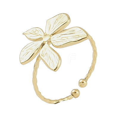 304 Stainless Steel Open Cuff Rings for Women RJEW-H229-02G-02-1