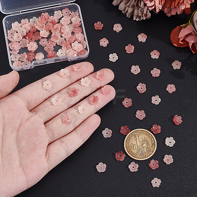 120Pcs Synthetic Coral Dyed Beads G-NB0005-84-1