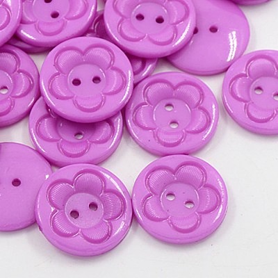 Acrylic Sewing Buttons for Clothes Design X-BUTT-E083-C-M-1