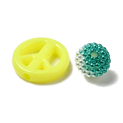 Mixed Style Acrylic Findings MACR-F066-M-1