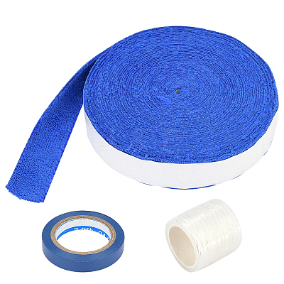 3 Rolls 3 Style Plastic Racket Hand Glue Base Film AJEW-GA0003-96B-1