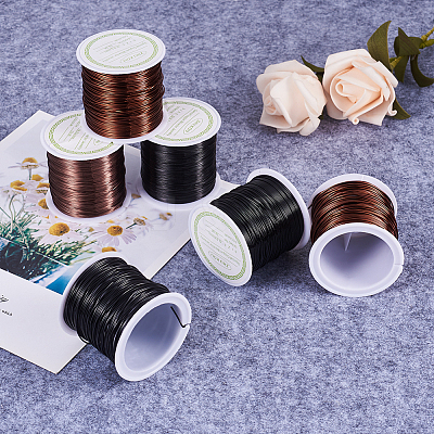 Round Copper Beading Wire for Jewelry Making YS-TAC0004-0.8mm-05-1