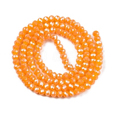 Electroplate Glass Beads Strands EGLA-A044-P2mm-A29-1