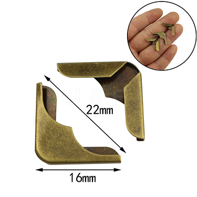 Iron Bag Decorate Corners Protector PURS-PW0001-501C-AB-1