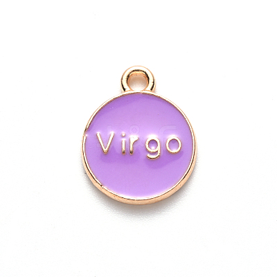 Alloy Enamel Pendants X-ENAM-S124-01B-01B-1